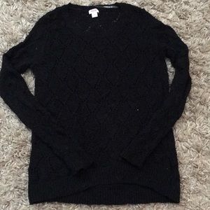 Mossimo Black Knitted Sweater
